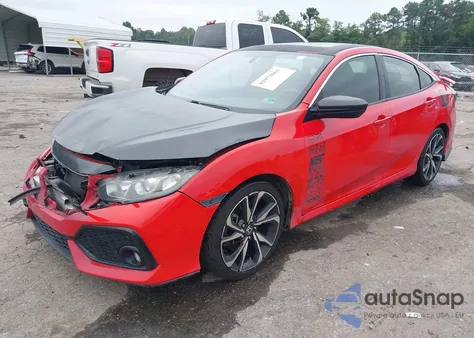 2018 Honda Civic Si из США, поврежденный, VIN 2HGFC1E56JH708361